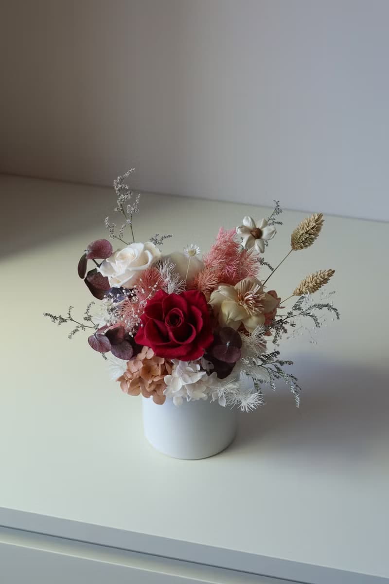 永生香氛桌花 開幕花禮 喬遷 辦公室小物