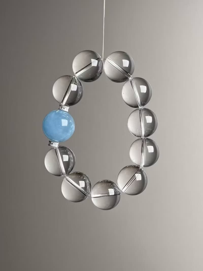 天然白水晶 海藍寶 Z-20250712-044