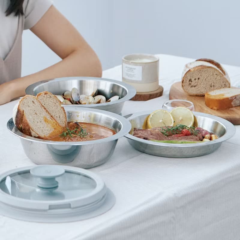 MakEat PAN 好好煮食鍋 - 不鏽鋼原色