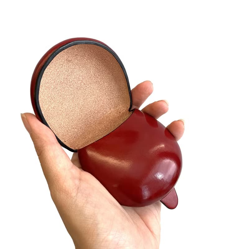 COIN CASE /OXIDE RED