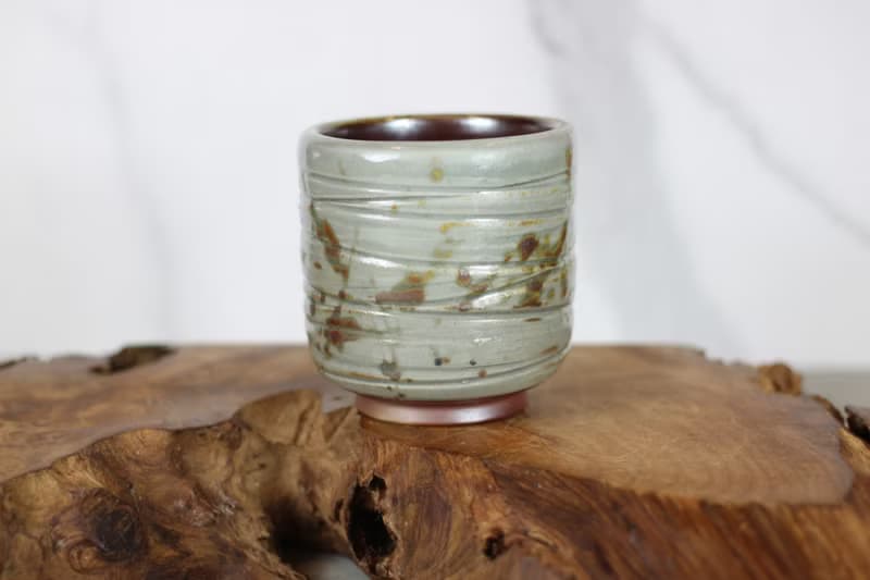 【送禮好物】潑墨 手工柴燒 日式茶杯 名家葉敏祥手作