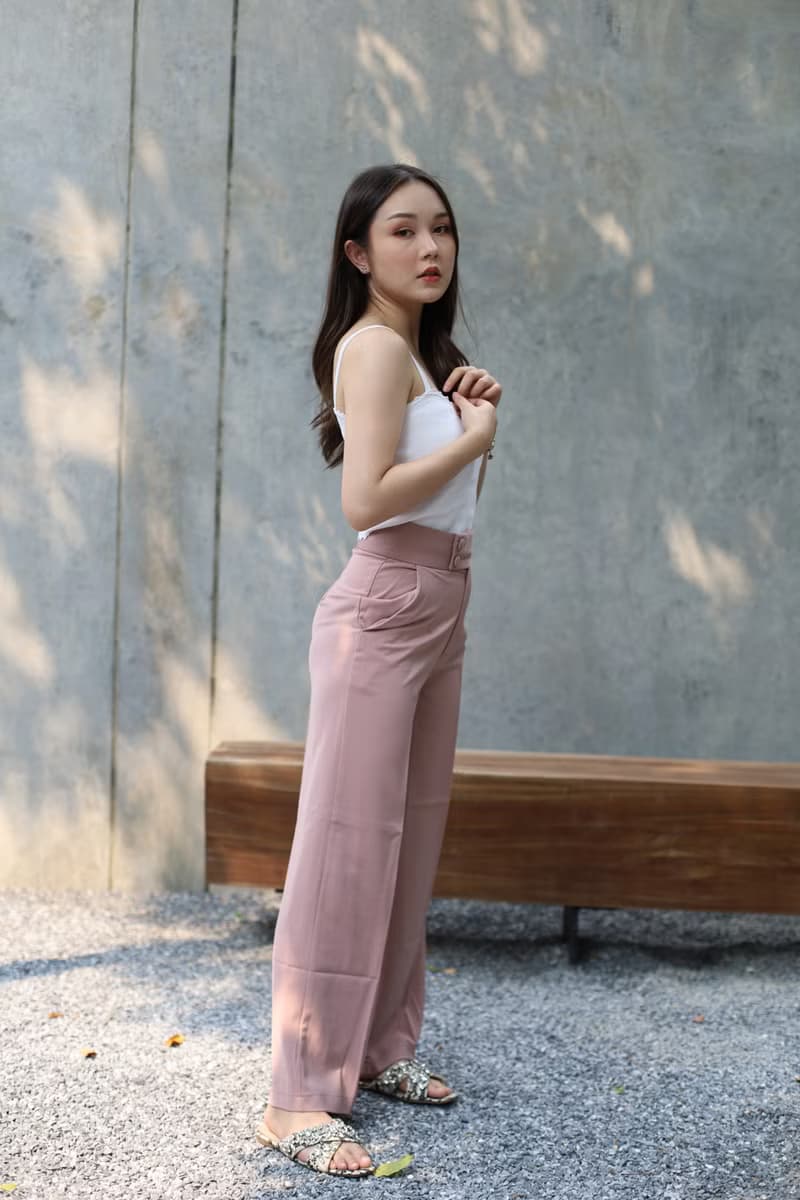 Alice Wide Pants  粉紅色