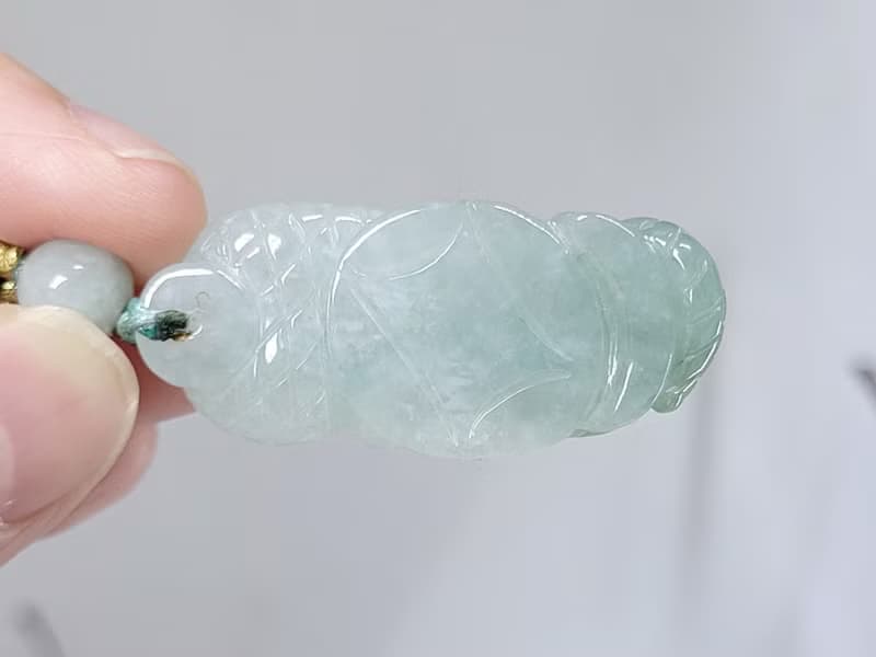 【親翠】天然翡翠 冰綠漸層色眼鏡蛇項鍊 生肖蛇 畢業禮物