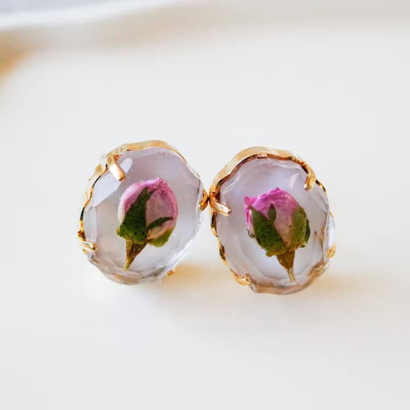 ミニ薔薇 ローズピアス