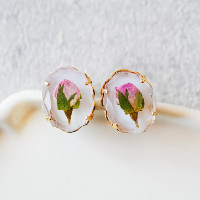 ミニ薔薇 ローズピアス