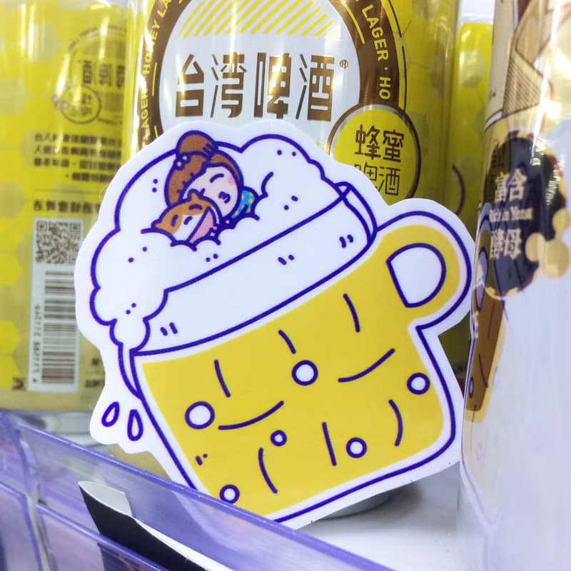 微醺貓の日常 防水貼紙 筆電 行李箱 適用 Waterproof stickers