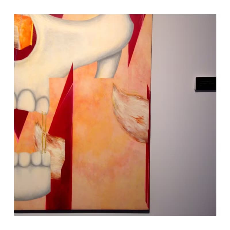 純白色的美麗謊言 /藝術掛畫 /抽象畫 /靈魂畫作 /裝飾油畫