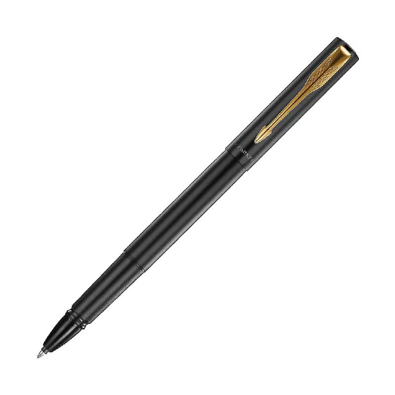 Parker 派克 新款威雅XL 黑桿金夾鋼珠筆  免費刻字