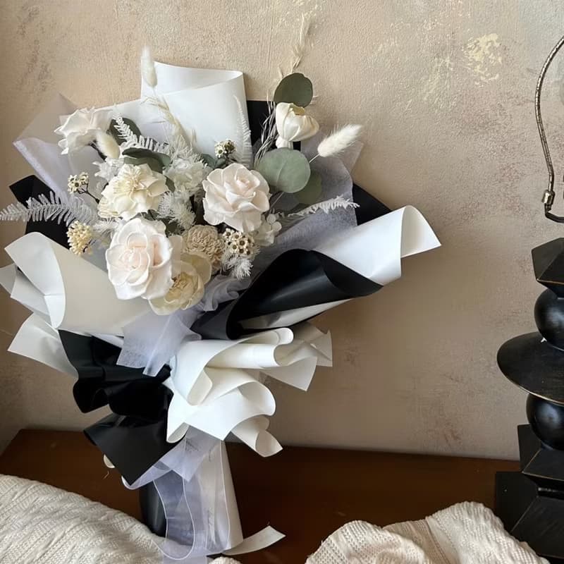 【遇見恆久】甜糖謎語永生玫瑰情人節花束 共4款 含盒