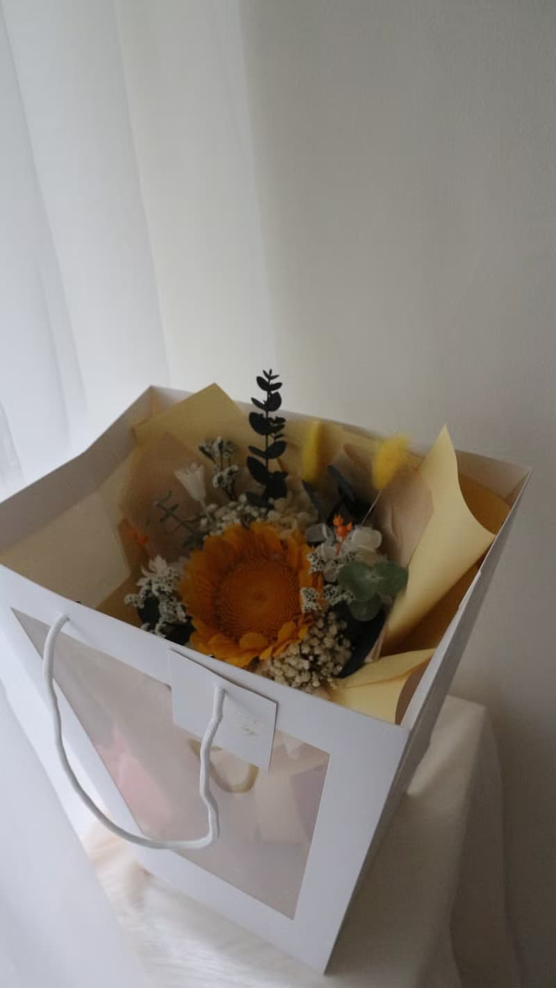 【畢業花束】向日葵大花束 永生向日葵 畢業禮物 乾燥花 畢業季