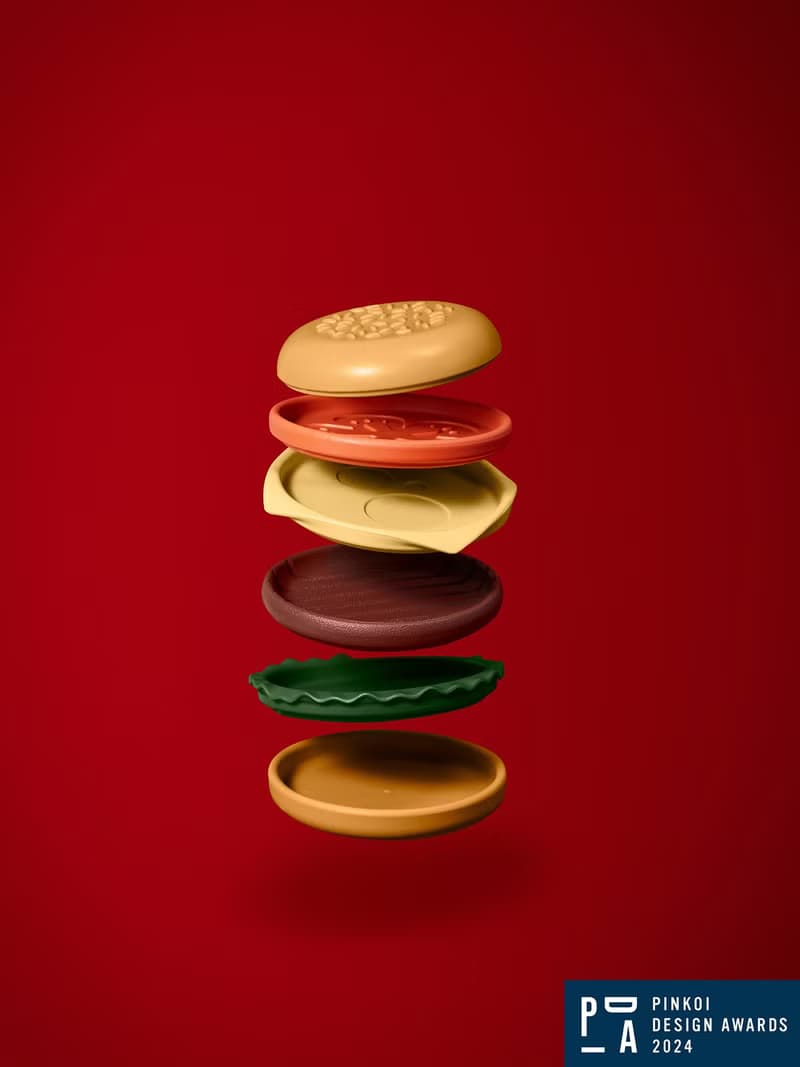 The Burger Coaster - Niknax (set of 6 coasters)