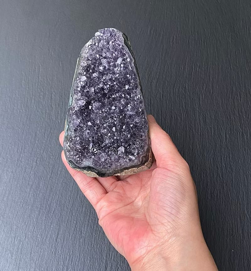 招財開運-天然原礦滿天星紫晶鎮 紫水晶  消磁手鍊 快速出貨