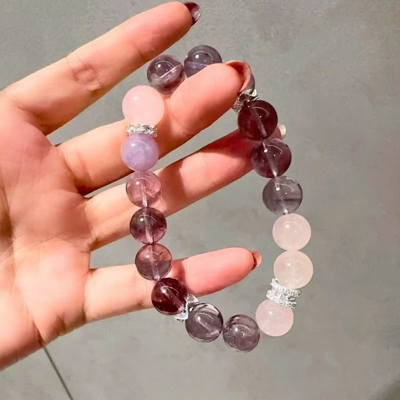 【紫纓】紫塔晶。薰衣草紫。馬粉晶
