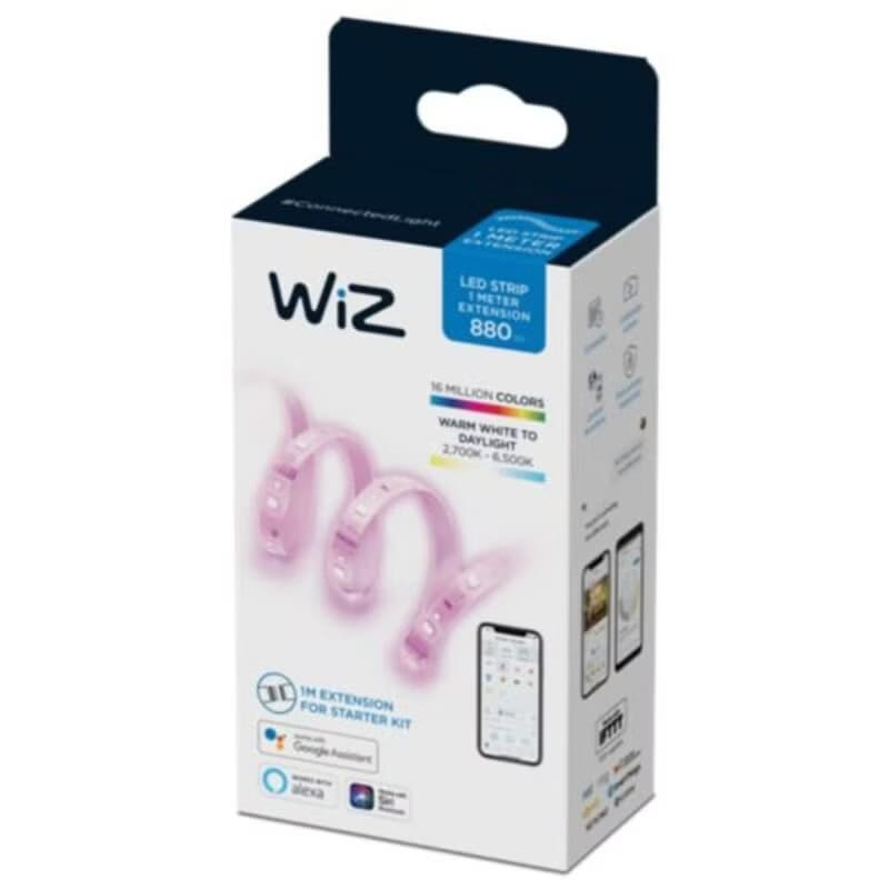 WiZ Wi-Fi延長版1M 智能LED燈帶 (黃白光 + 彩光) (英插)