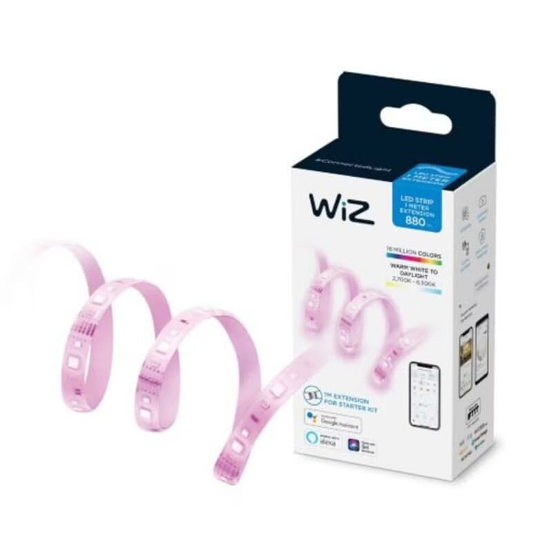 WiZ Wi-Fi延長版1M 智能LED燈帶 (黃白光 + 彩光) (英插)