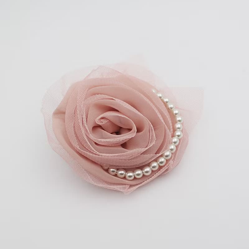 pearl and pink rose Flower corsage brooch pins,prom,wedding corsage,boutonniere