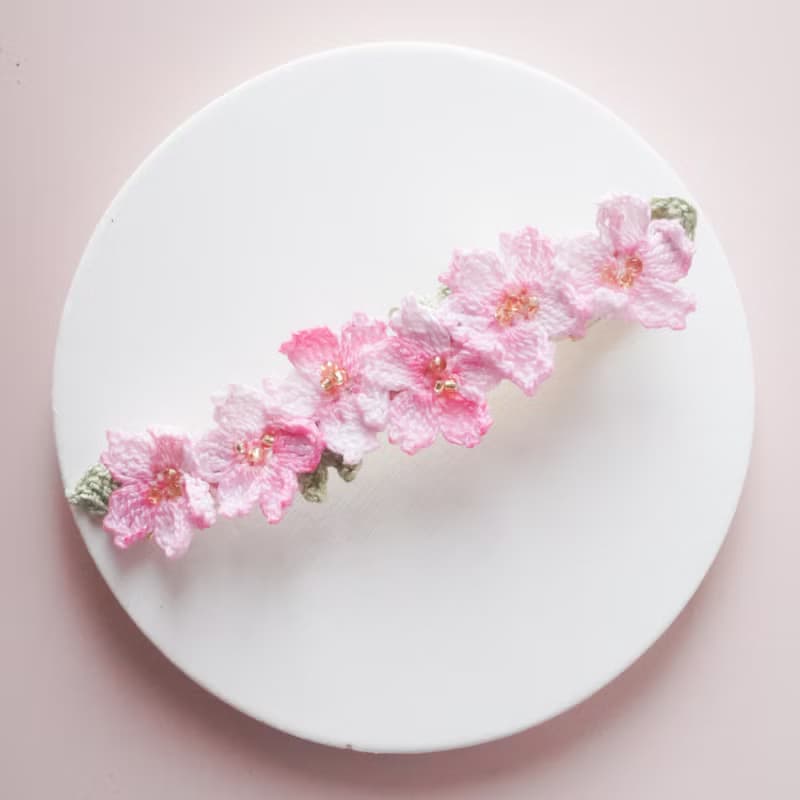 桜のバレッタ
