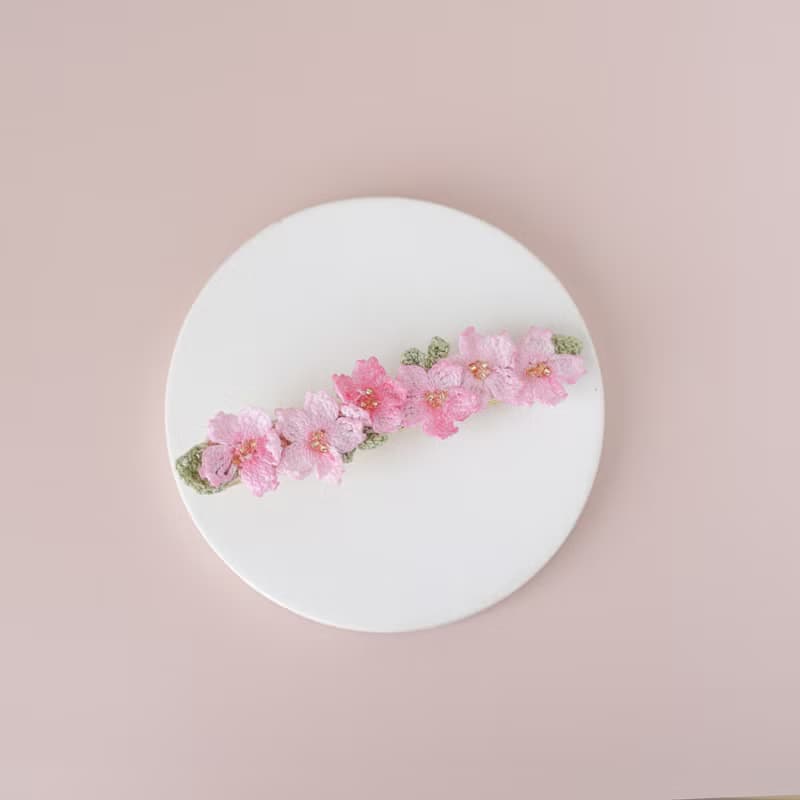 桜のバレッタ