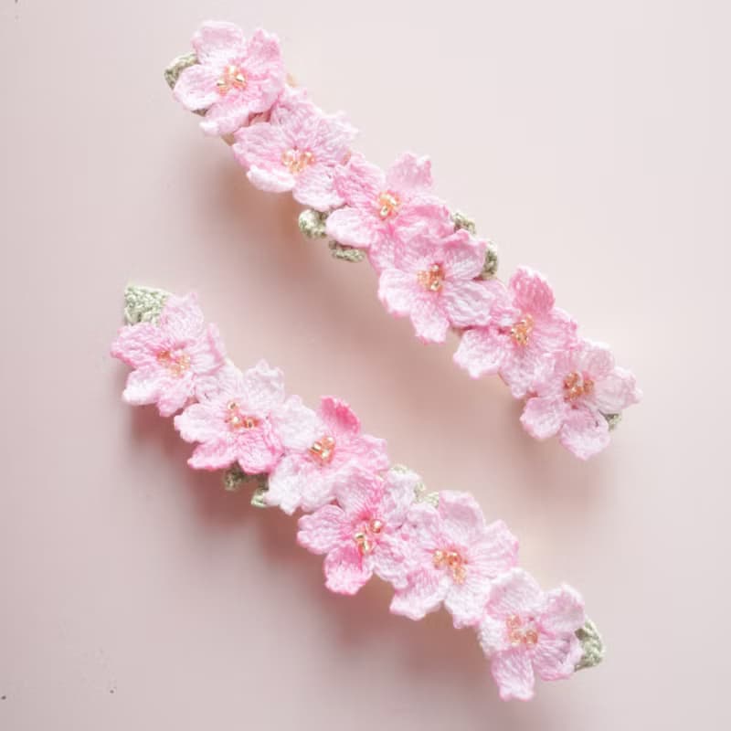 桜のバレッタ