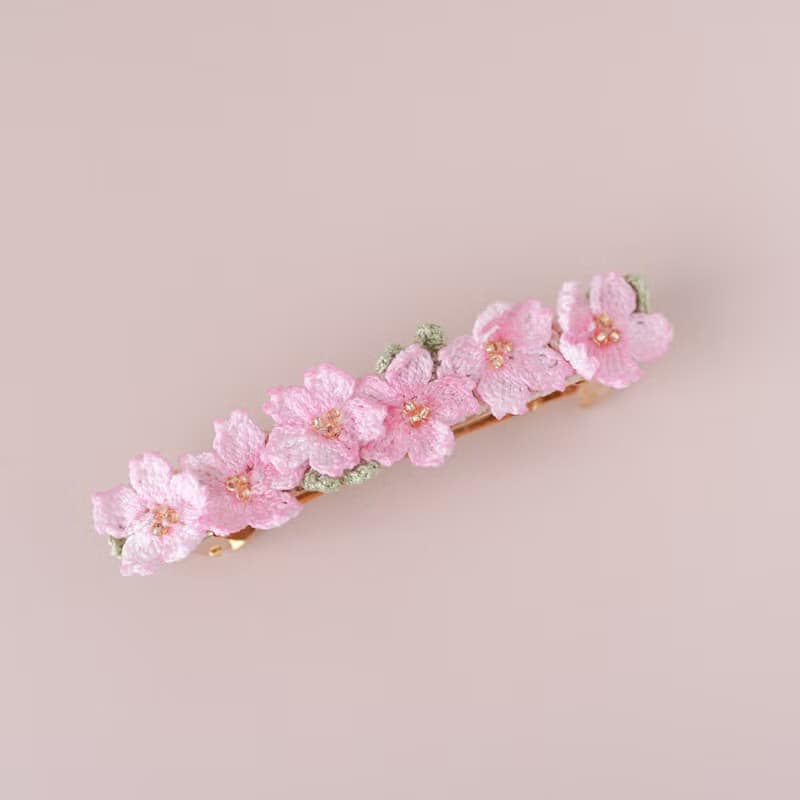 桜のバレッタ