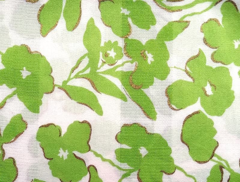 Givenchy Vintage Handkerchief Green Floral Gift for Girl 18.5 x 18.5 inches