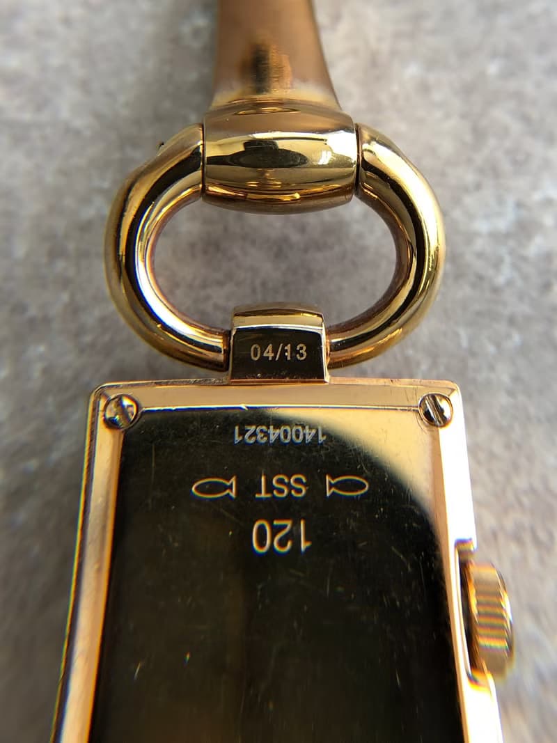 【 日本直送　名牌中古包 】GUCCI グッチ 腕時計 ゴールド ステンレススチール 120 クウォーツ トルナヴォーニ vintage オールド gtrsvm