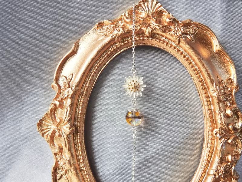 雛菊母乳胎毛手鍊-925純銀