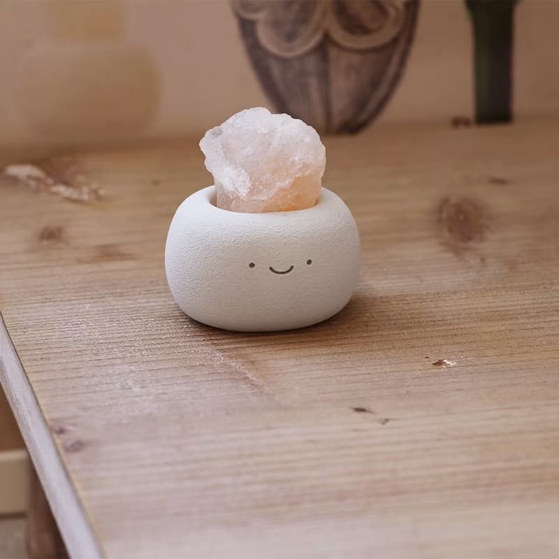 笑笑 小久淘 I 橢圓 岩鹽水泥器皿