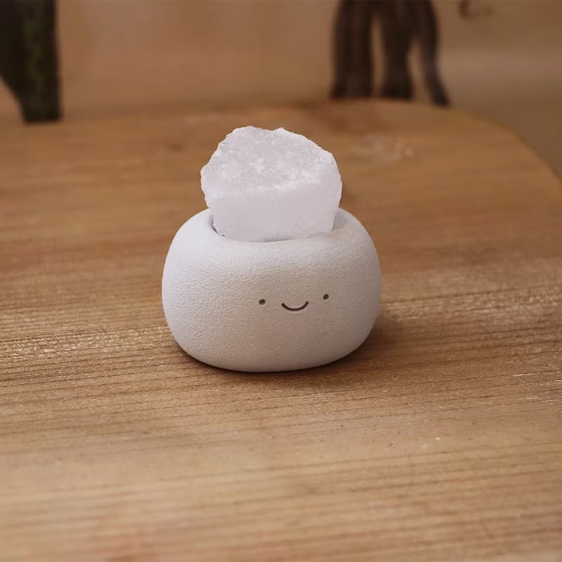 笑笑 小久淘 I 橢圓 岩鹽水泥器皿