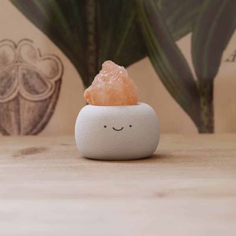 笑笑 小久淘 I 橢圓 岩鹽水泥器皿
