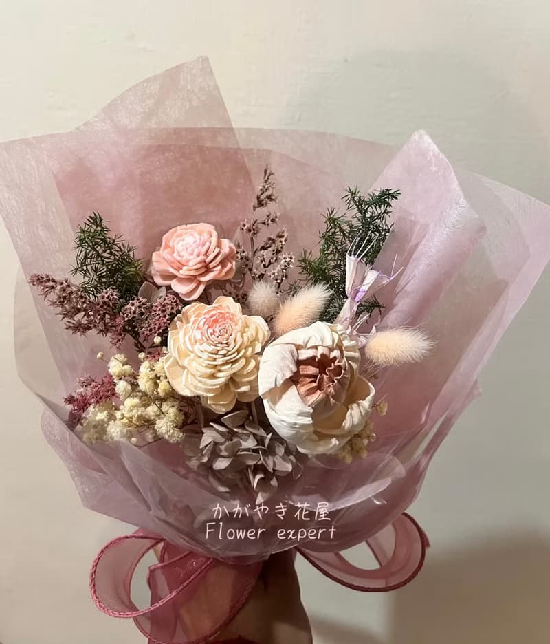 擴香索拉花束精美花束/乾燥花/永生花/情人節/母親節/畢業禮物