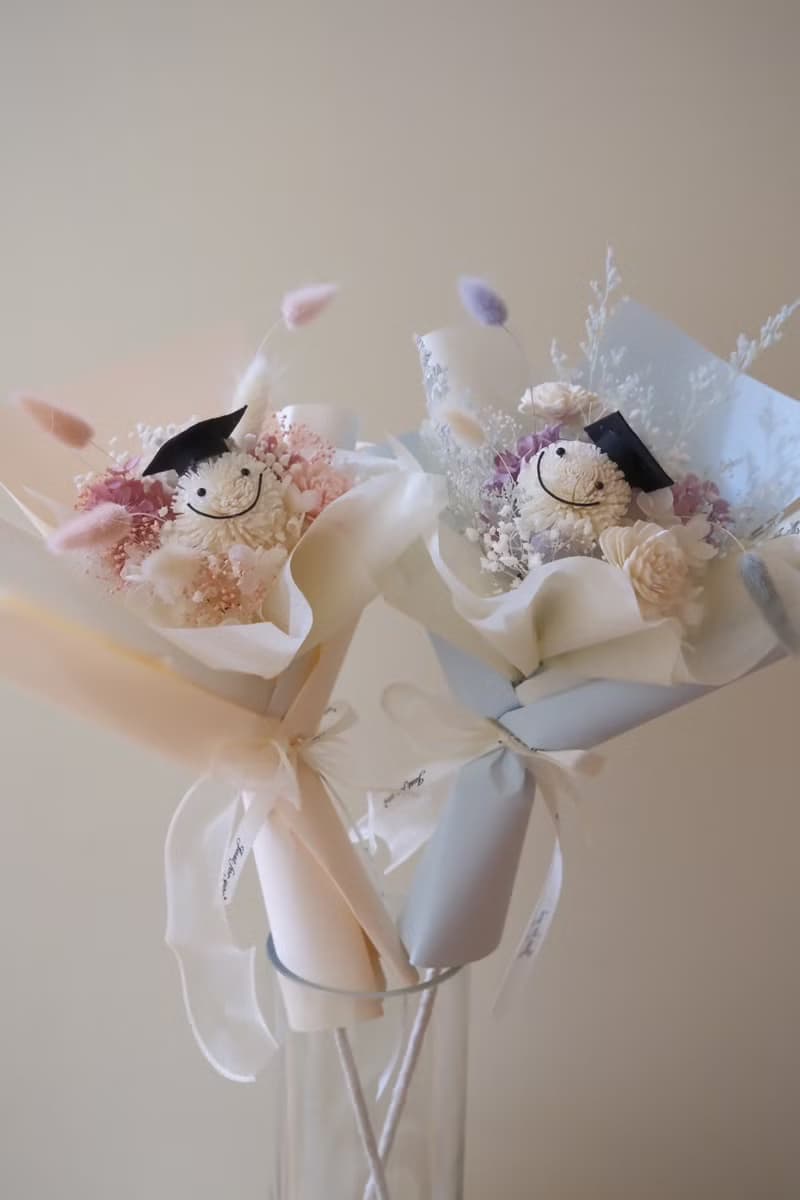 畢業雪球人花束