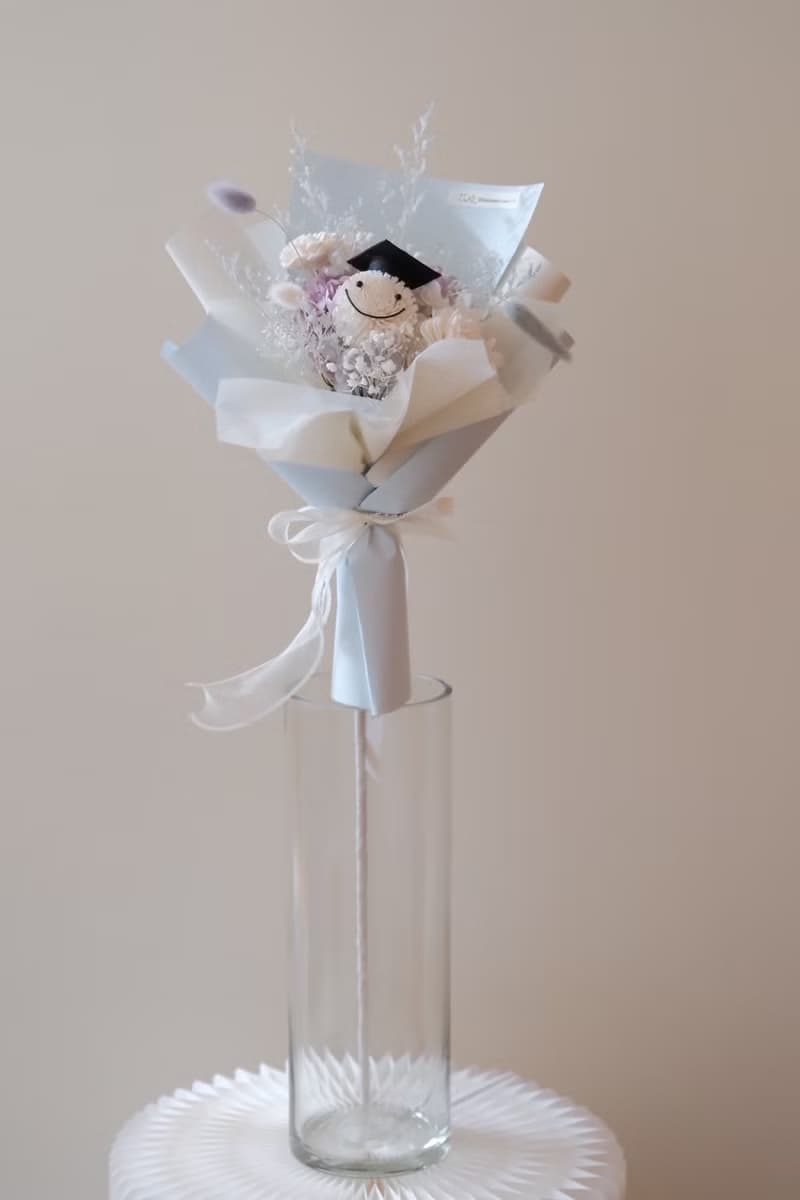 畢業雪球人花束