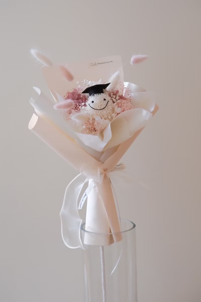 畢業雪球人花束