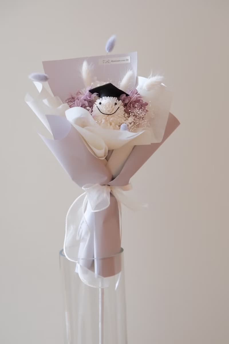 畢業雪球人花束