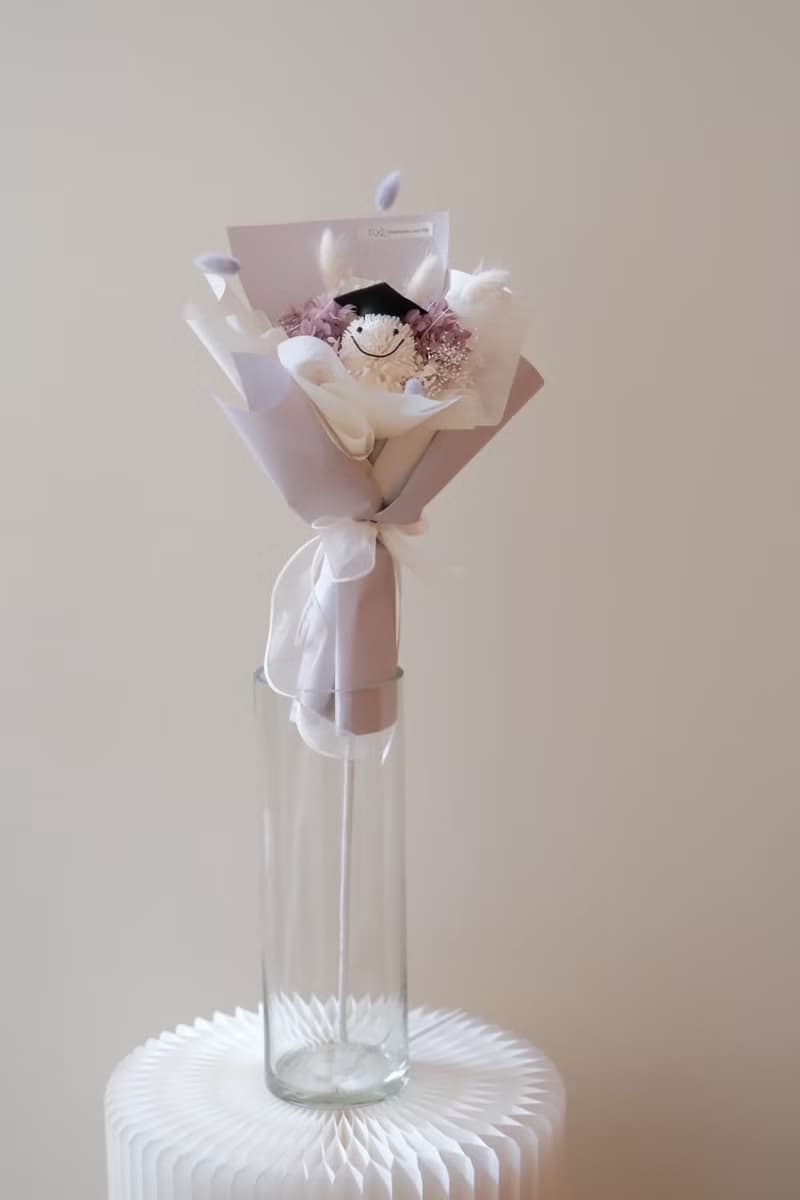 畢業雪球人花束