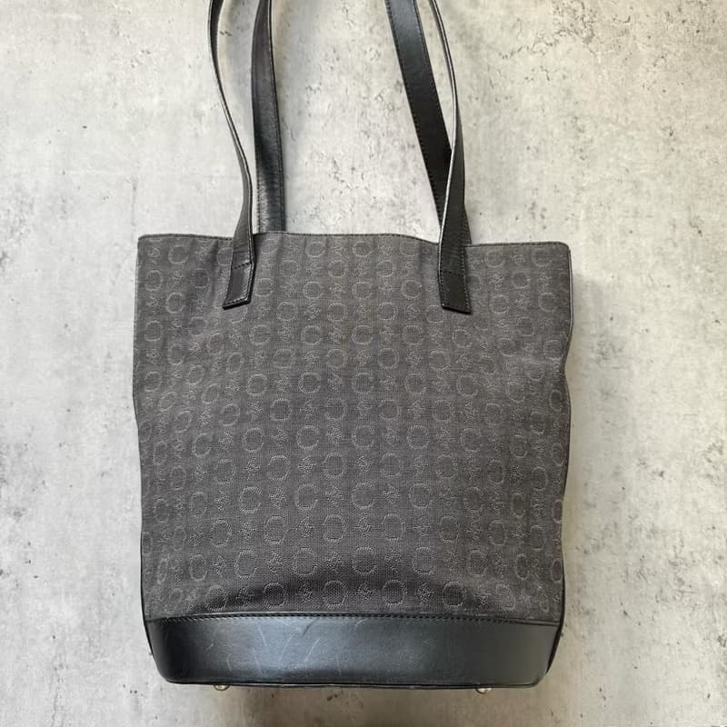 中古正品 Celine 思琳 黑色老花 雙肩包 手提包 Tote 男女適用