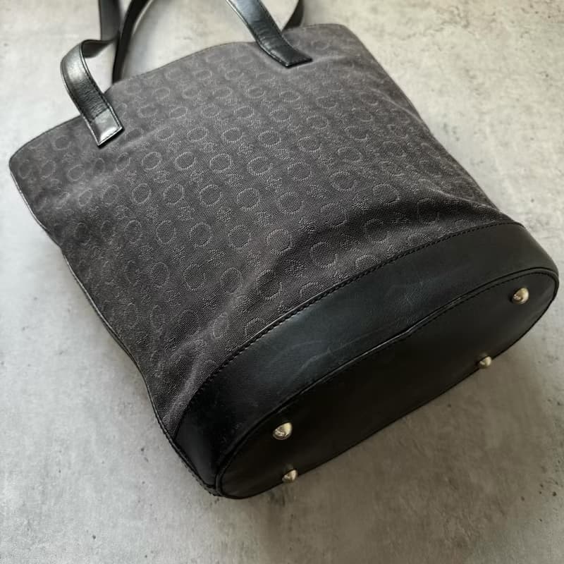 中古正品 Celine 思琳 黑色老花 雙肩包 手提包 Tote 男女適用
