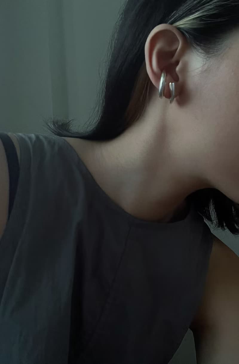 Silver -  RING | EAR CUFF - 兩用純銀戒指耳扣