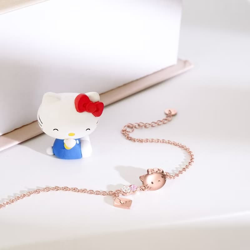 Small Gift for U系列-Hello Kitty 凱蒂貓禮物純銀手鍊