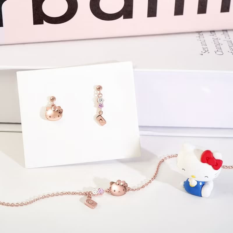 Small Gift for U系列-Hello Kitty 凱蒂貓禮物純銀手鍊
