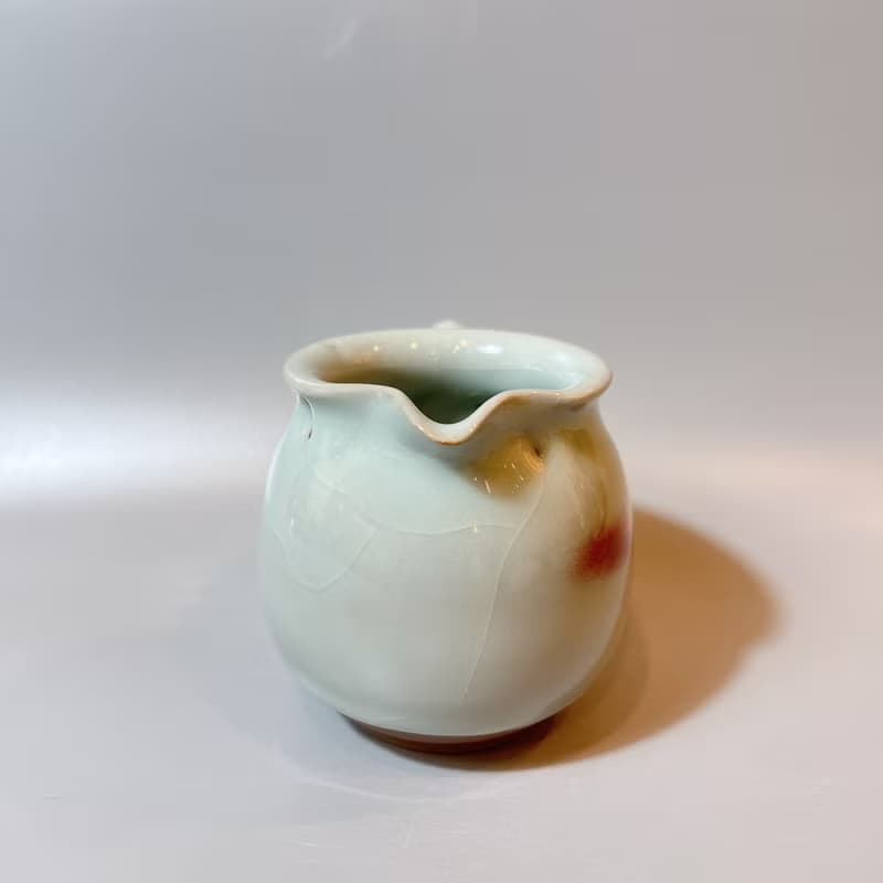 溫潤天青銅紅正把茶海 / 極品青瓷 / 小平凡手作