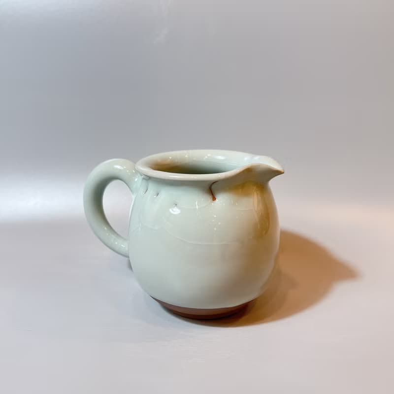 溫潤天青銅紅正把茶海 / 極品青瓷 / 小平凡手作