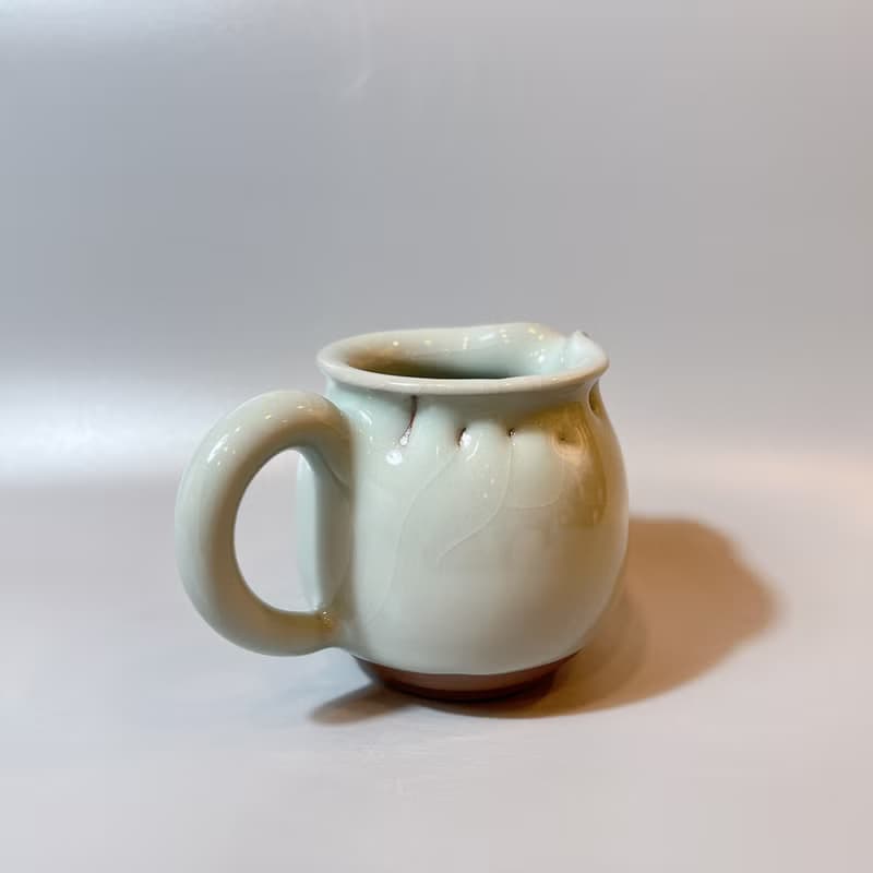 溫潤天青銅紅正把茶海 / 極品青瓷 / 小平凡手作