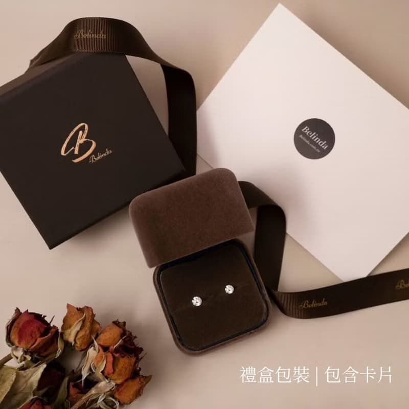 復古圓球耳釘 純銀