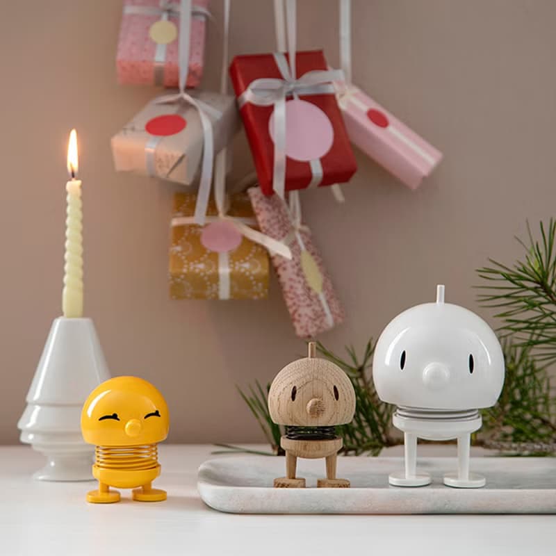 【哈特寶】Hoptimist Bumble M 丹麥微笑彈簧公仔-白