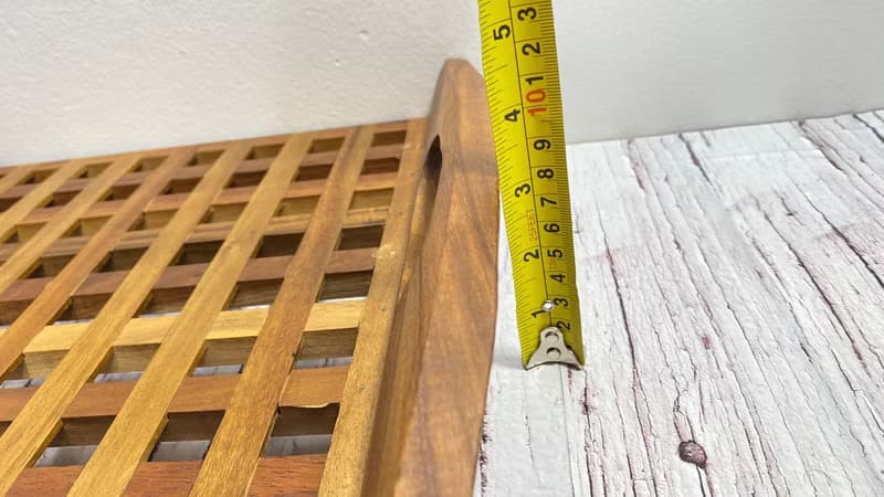 復古 Jens Quistgaard 用於 Dansk 柚木格子托盤 (ACACIA)