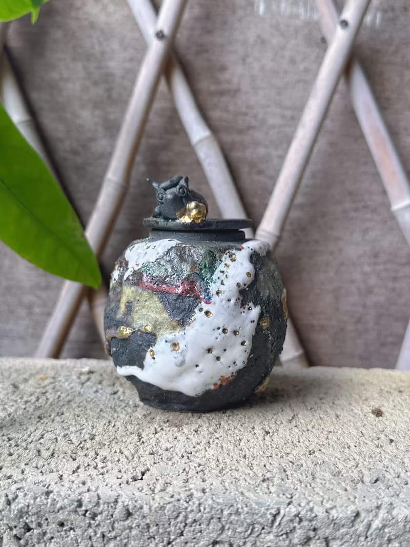 礁岩2兩茶倉-余華宇老師手作