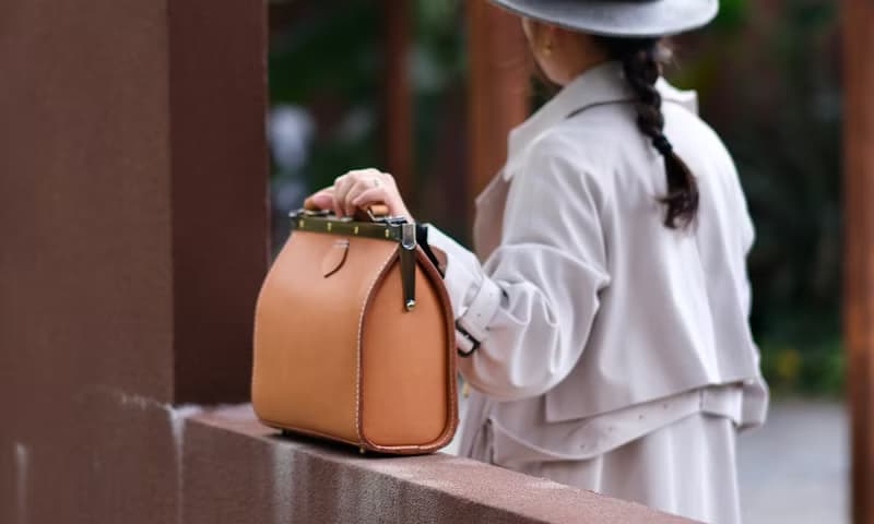 Frame Bag 复古口金背包 手提包 真皮手工双肩包