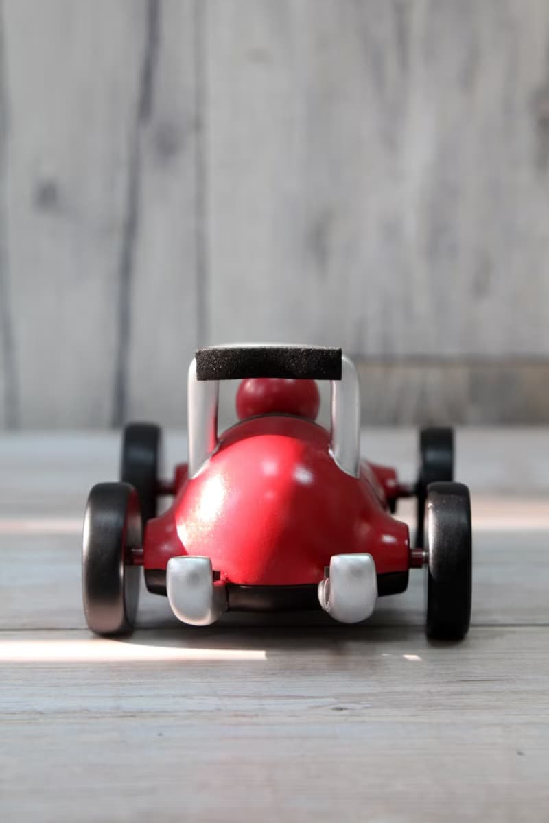 日本Magnets復古經典古董賽車手機架/手機座(紅色跑車款)